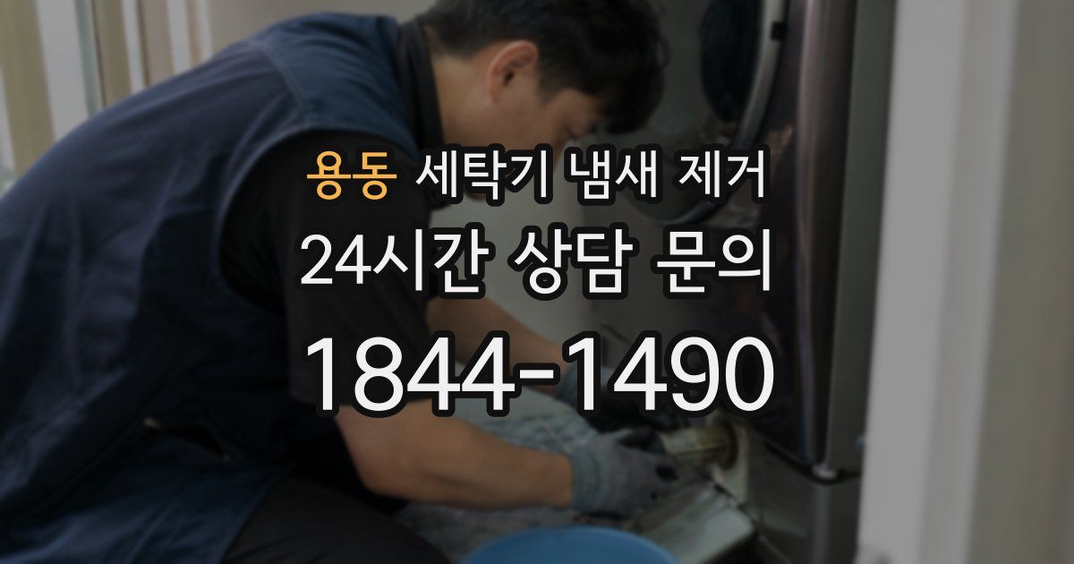 용동 세탁기 냄새 제거