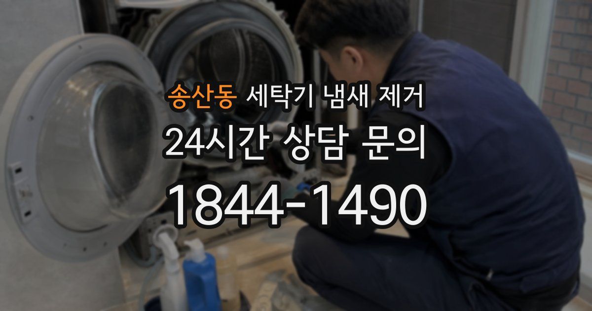송산동 세탁기 냄새 제거