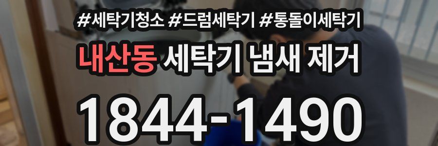 내산동 세탁기 냄새 제거