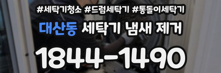 대산동 세탁기 냄새 제거