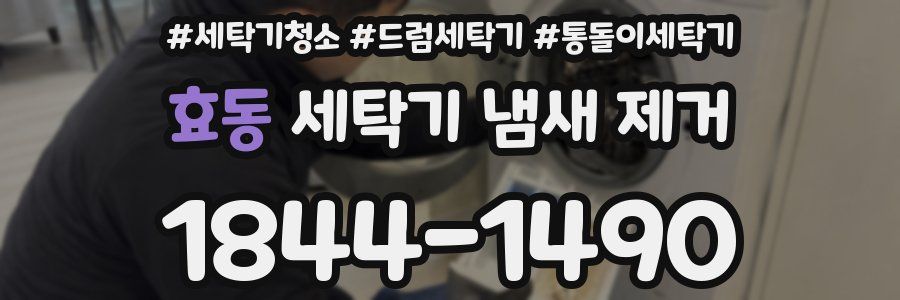 효동 세탁기 냄새 제거