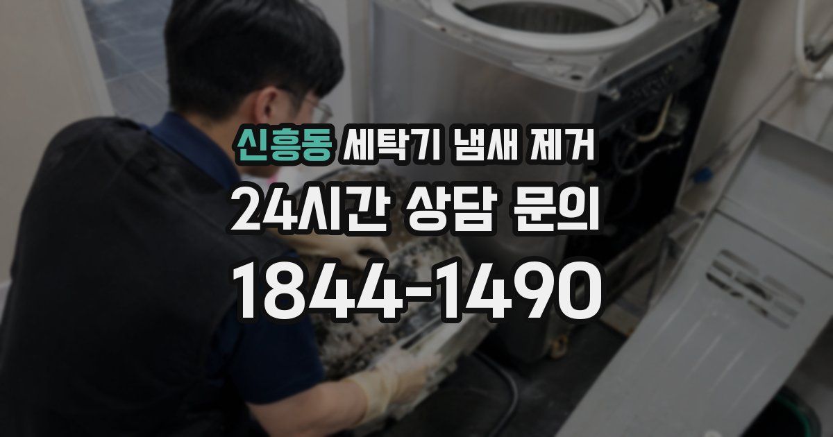 신흥동 세탁기 냄새 제거