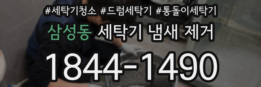 삼성동 세탁기 냄새 제거