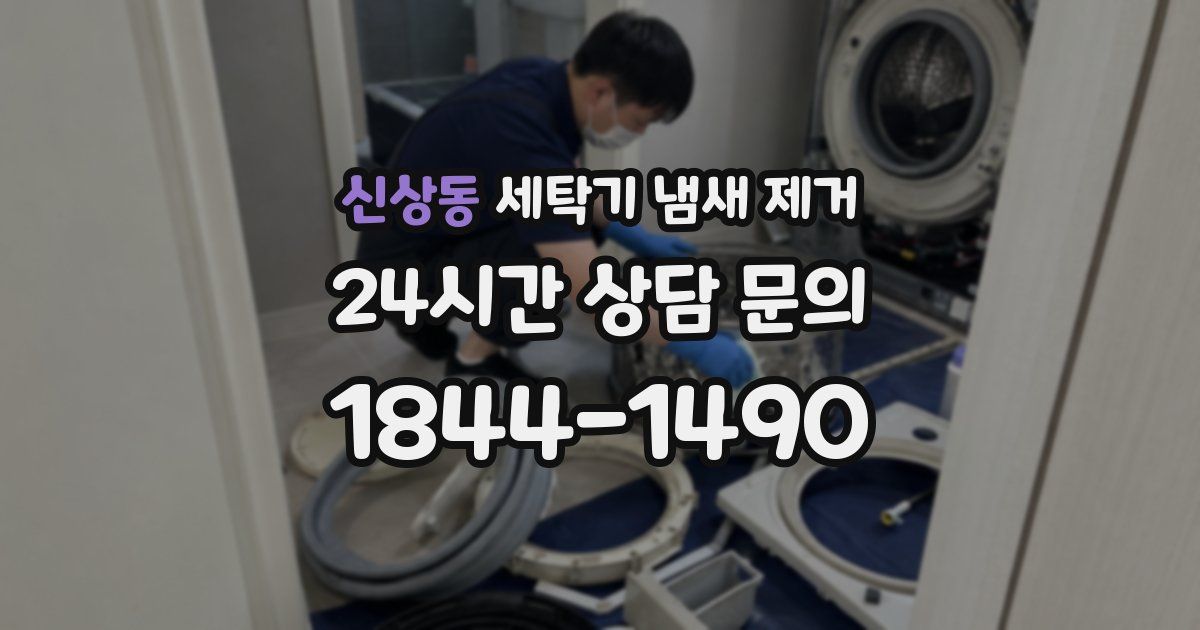 신상동 세탁기 냄새 제거