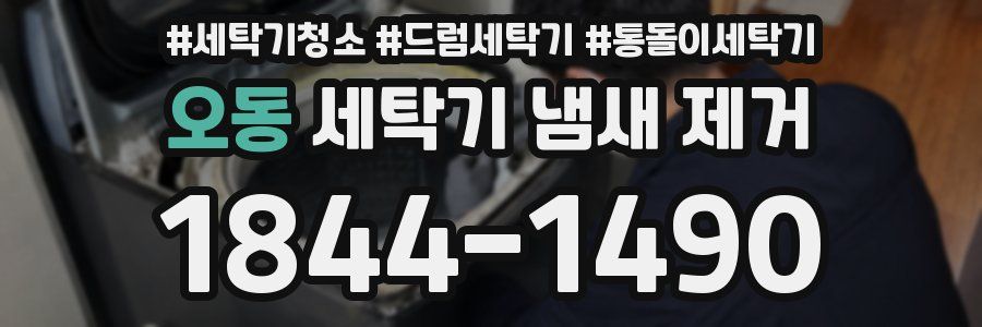 오동 세탁기 냄새 제거