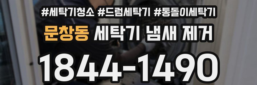 문창동 세탁기 냄새 제거
