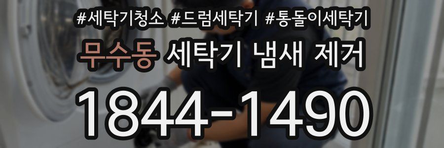 무수동 세탁기 냄새 제거
