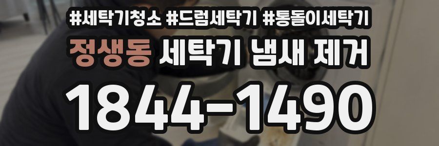 정생동 세탁기 냄새 제거