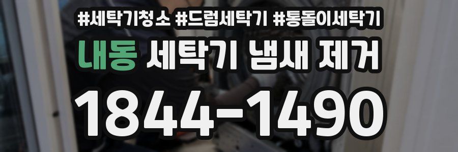 내동 세탁기 냄새 제거