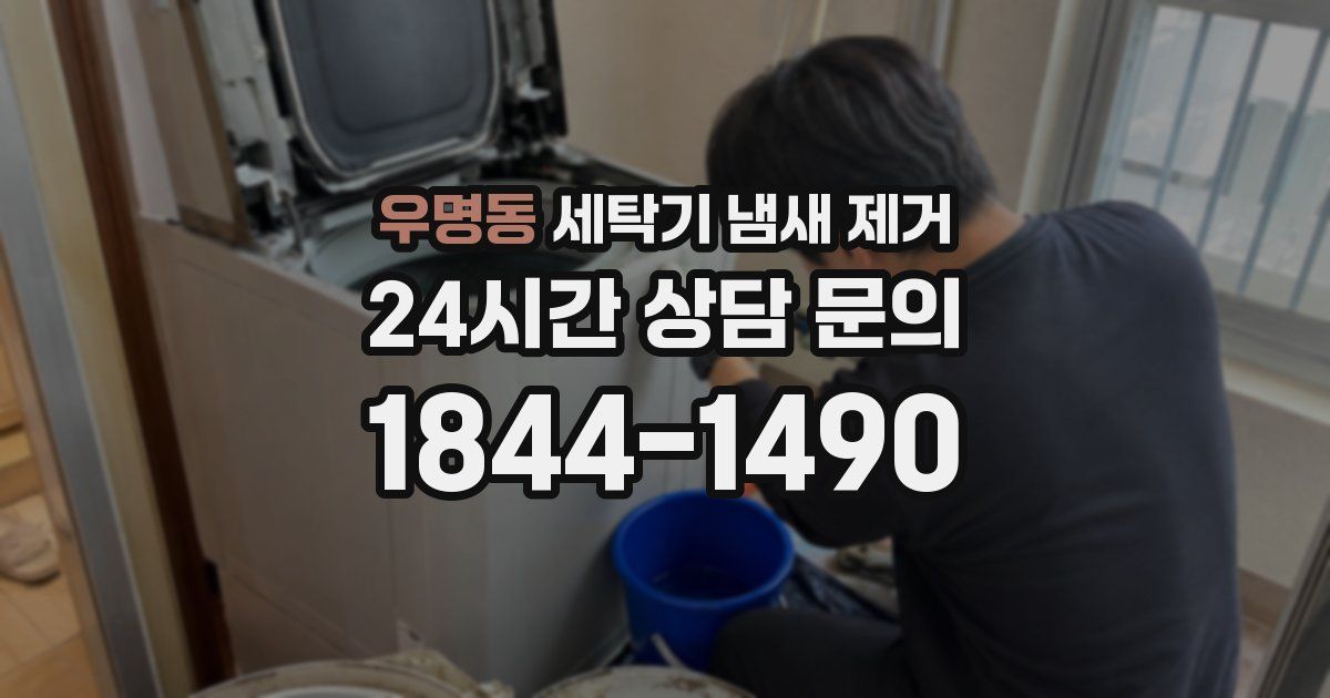 우명동 세탁기 냄새 제거