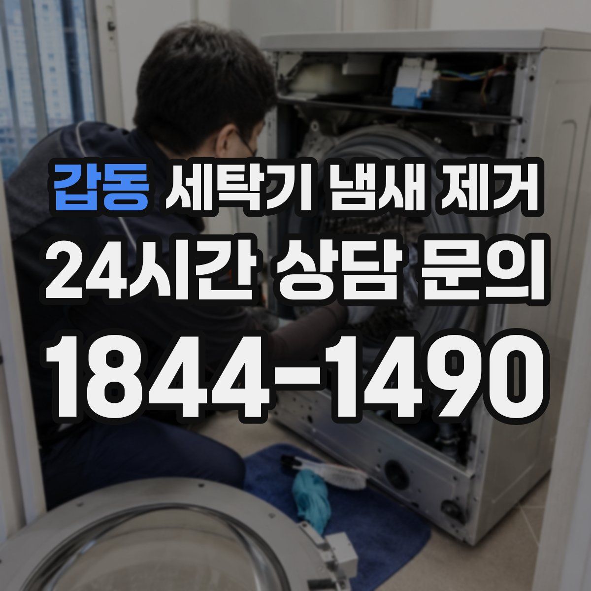 갑동 세탁기 냄새 제거