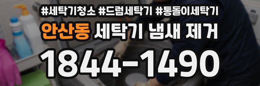 안산동 세탁기 냄새 제거