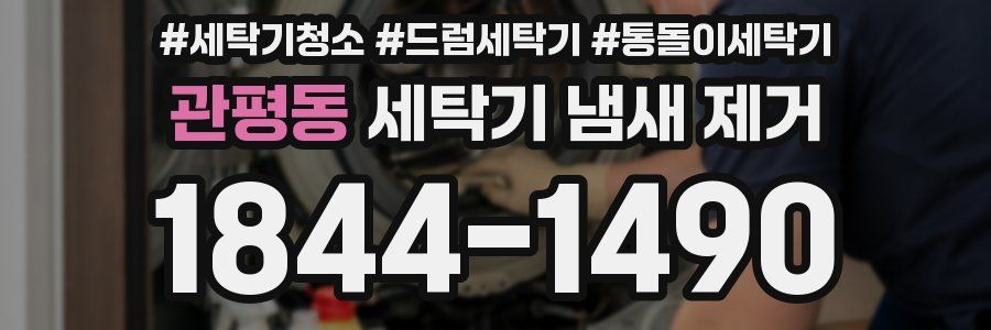 관평동 세탁기 냄새 제거
