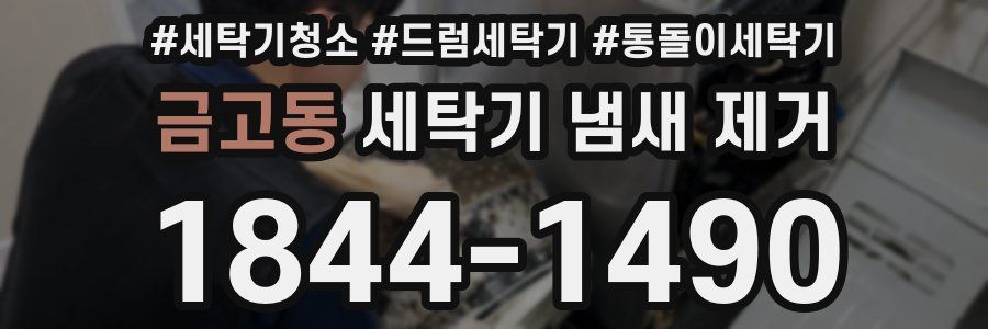 금고동 세탁기 냄새 제거