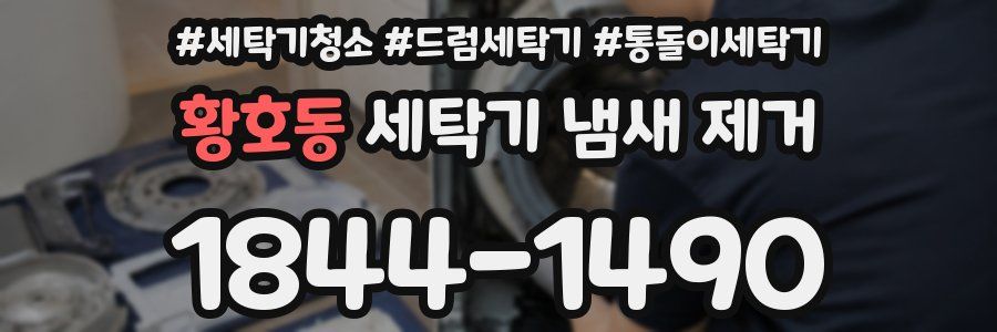 황호동 세탁기 냄새 제거