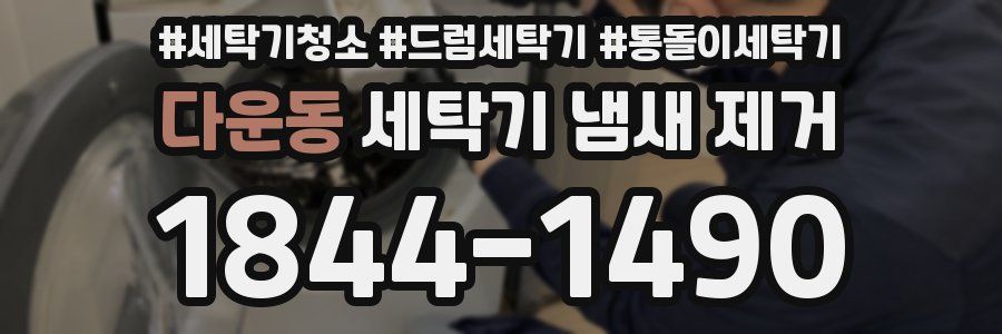 다운동 세탁기 냄새 제거