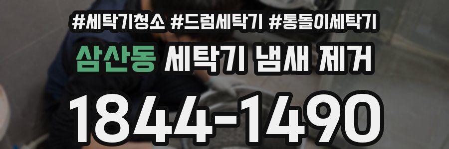 삼산동 세탁기 냄새 제거