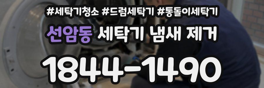 선암동 세탁기 냄새 제거