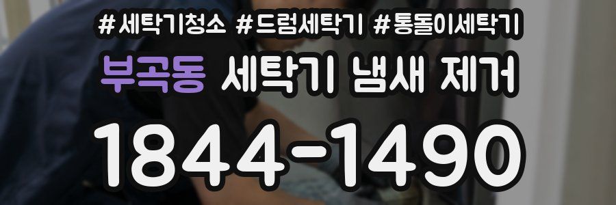 부곡동 세탁기 냄새 제거