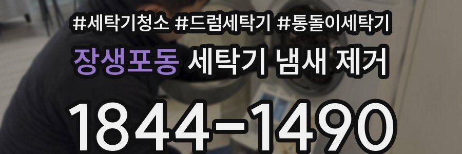 장생포동 세탁기 냄새 제거