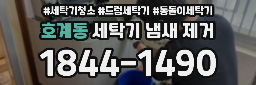 호계동 세탁기 냄새 제거