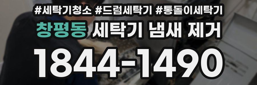 창평동 세탁기 냄새 제거