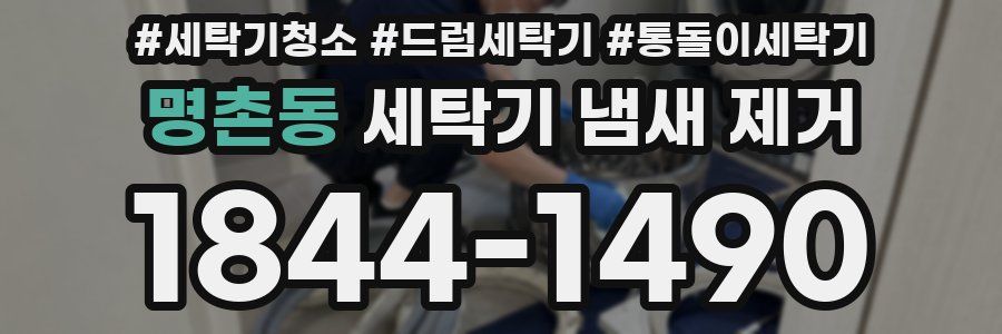 명촌동 세탁기 냄새 제거
