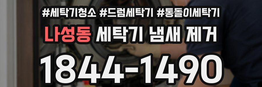 나성동 세탁기 냄새 제거