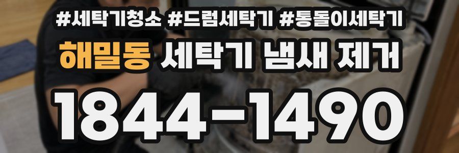 해밀동 세탁기 냄새 제거