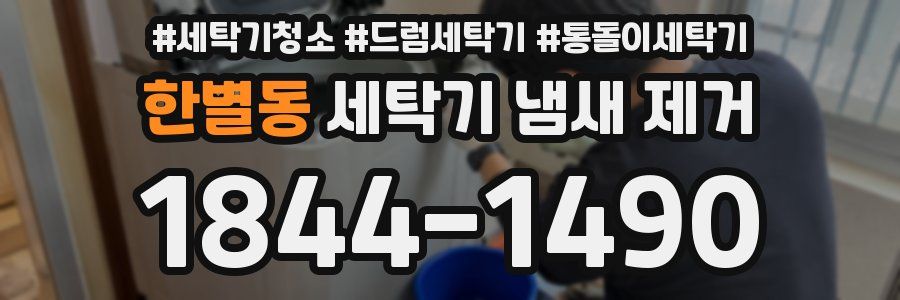 한별동 세탁기 냄새 제거