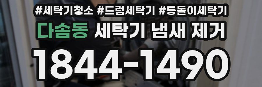 다솜동 세탁기 냄새 제거