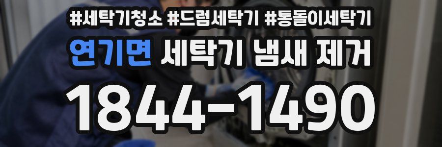 연기면 세탁기 냄새 제거