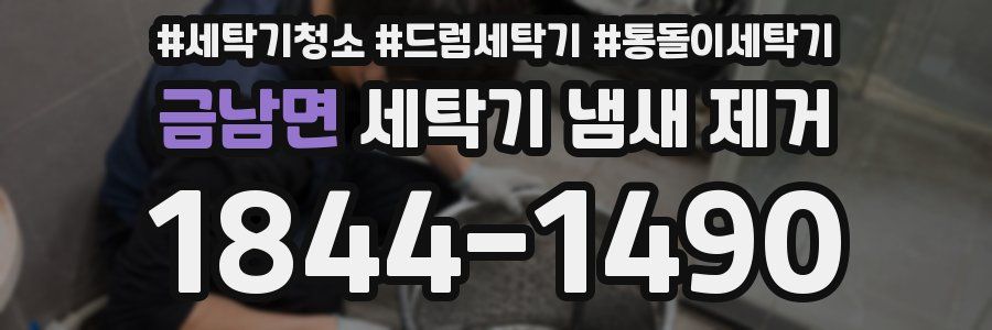금남면 세탁기 냄새 제거