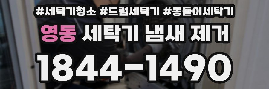영동 세탁기 냄새 제거