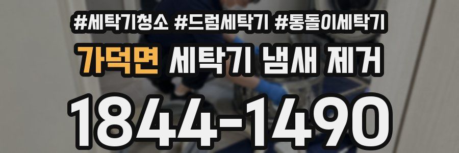 가덕면 세탁기 냄새 제거