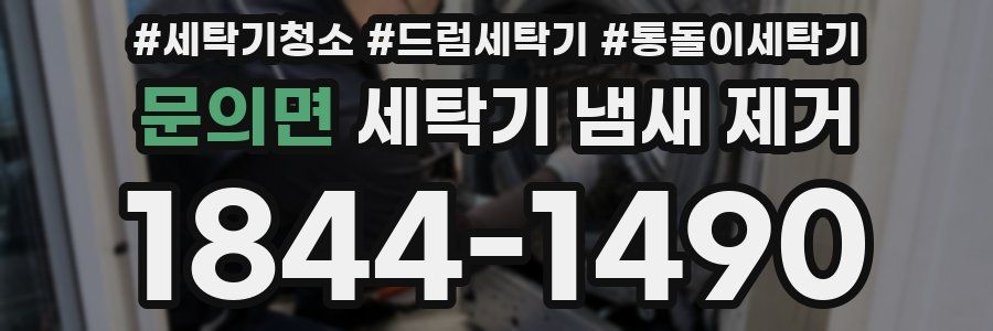 문의면 세탁기 냄새 제거