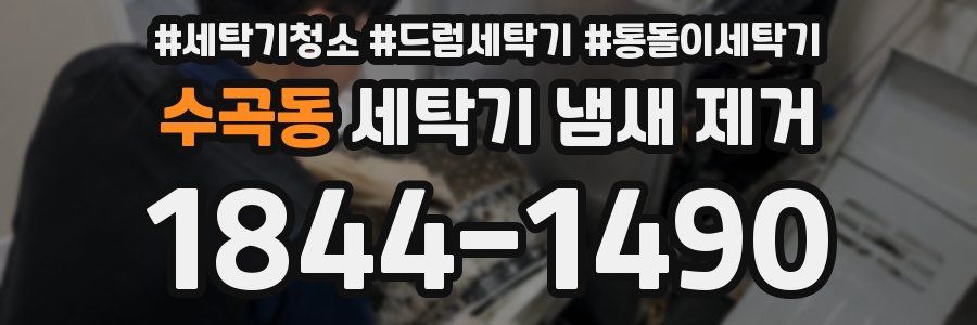 수곡동 세탁기 냄새 제거