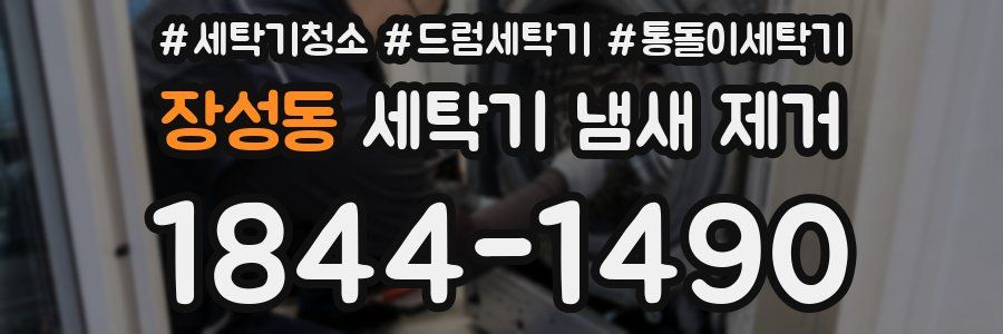 장성동 세탁기 냄새 제거