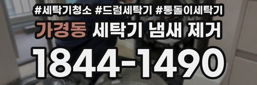 가경동 세탁기 냄새 제거