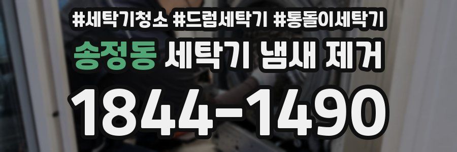 송정동 세탁기 냄새 제거