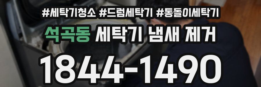 석곡동 세탁기 냄새 제거