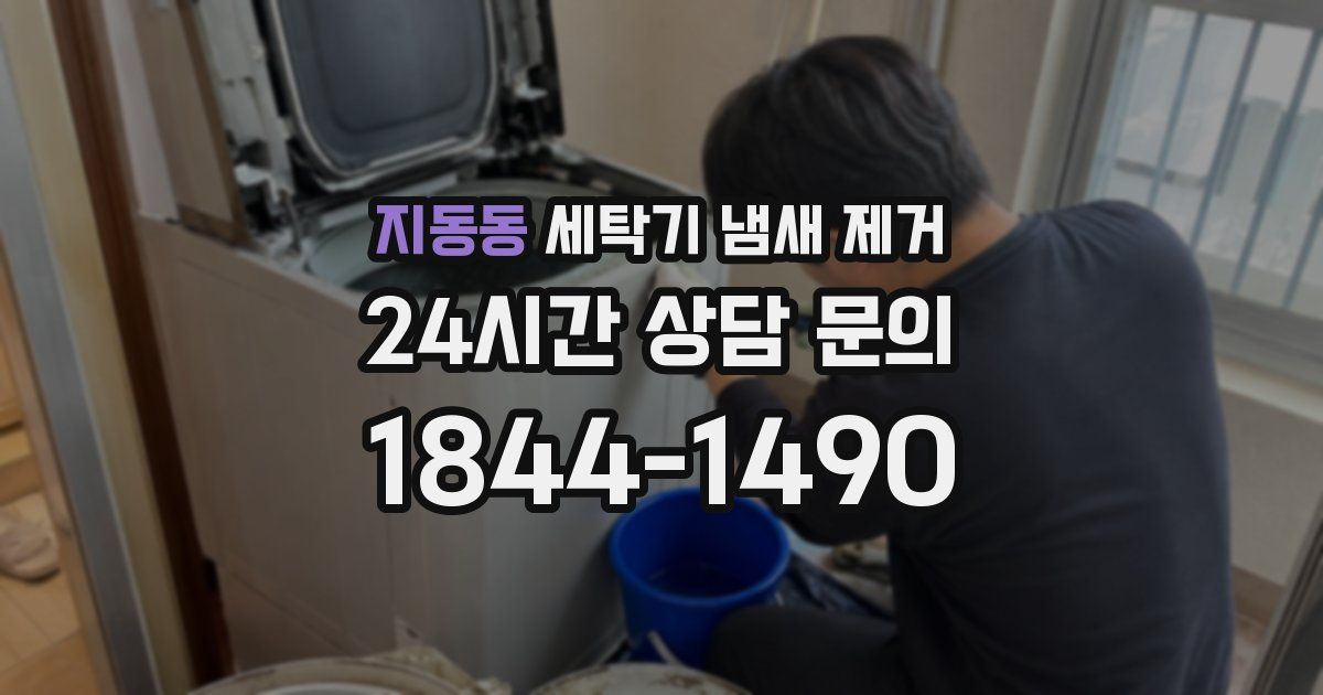 지동동 세탁기 냄새 제거