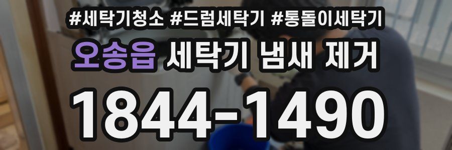 오송읍 세탁기 냄새 제거
