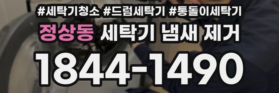 정상동 세탁기 냄새 제거