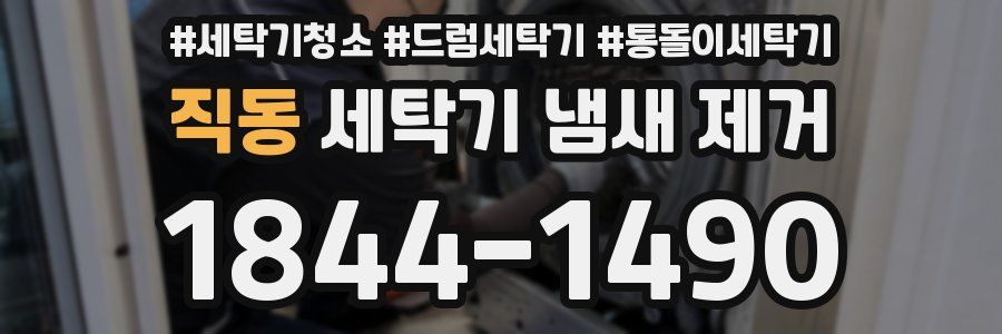 직동 세탁기 냄새 제거