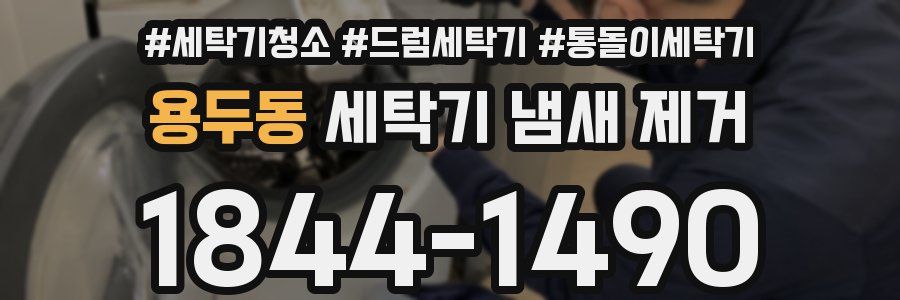 용두동 세탁기 냄새 제거
