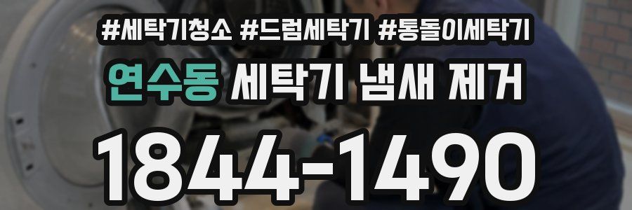 연수동 세탁기 냄새 제거