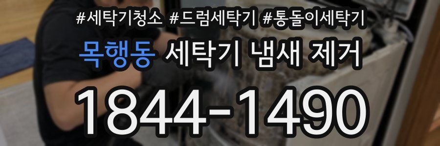 목행동 세탁기 냄새 제거