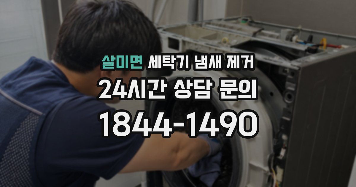 살미면 세탁기 냄새 제거