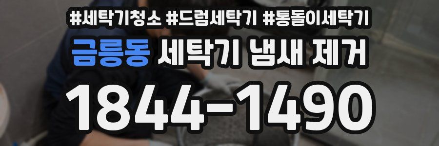 금릉동 세탁기 냄새 제거